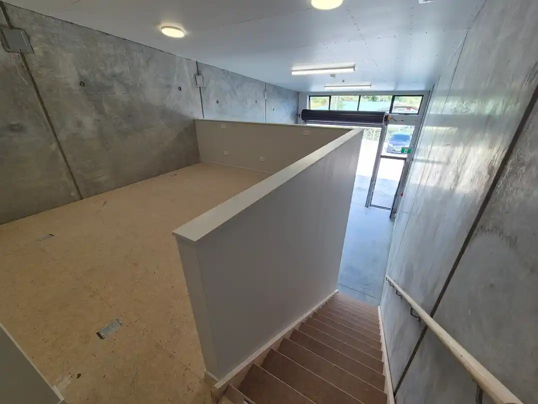 Mezzanine floor and stairwell